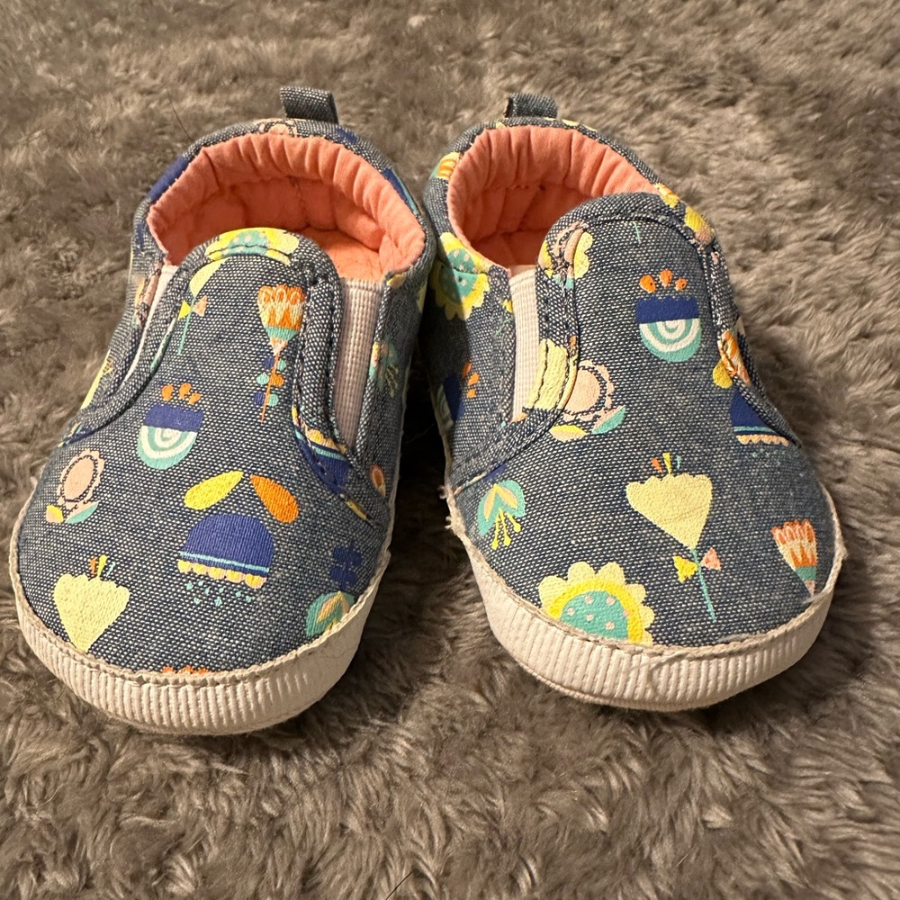 Baby blue target shoes. Size 0-3 months